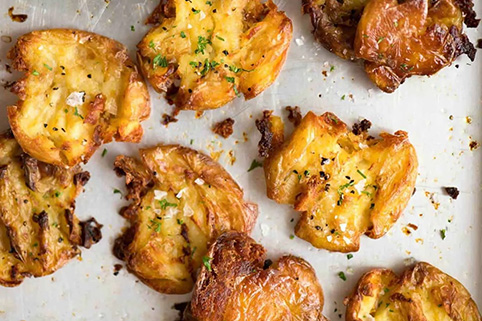 Crispy Smashed Potatoes